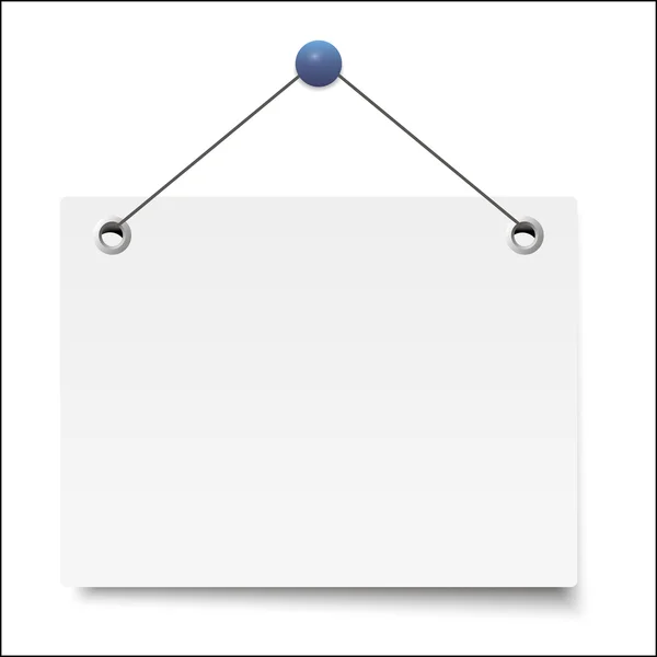 Blank presentation board — Stock Vector