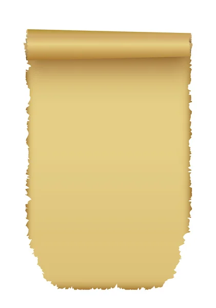 Rouleau de papier antique — Image vectorielle