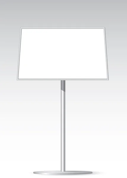 Golvet stående affisch hållare — Stock vektor
