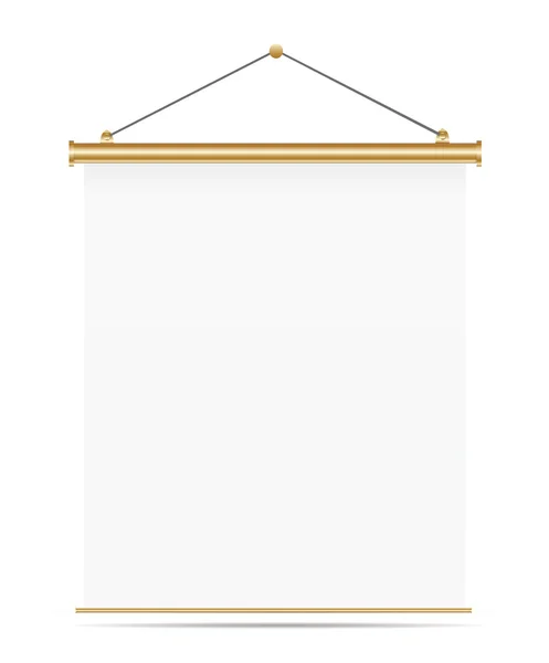 Blank presentation board — Stock Vector