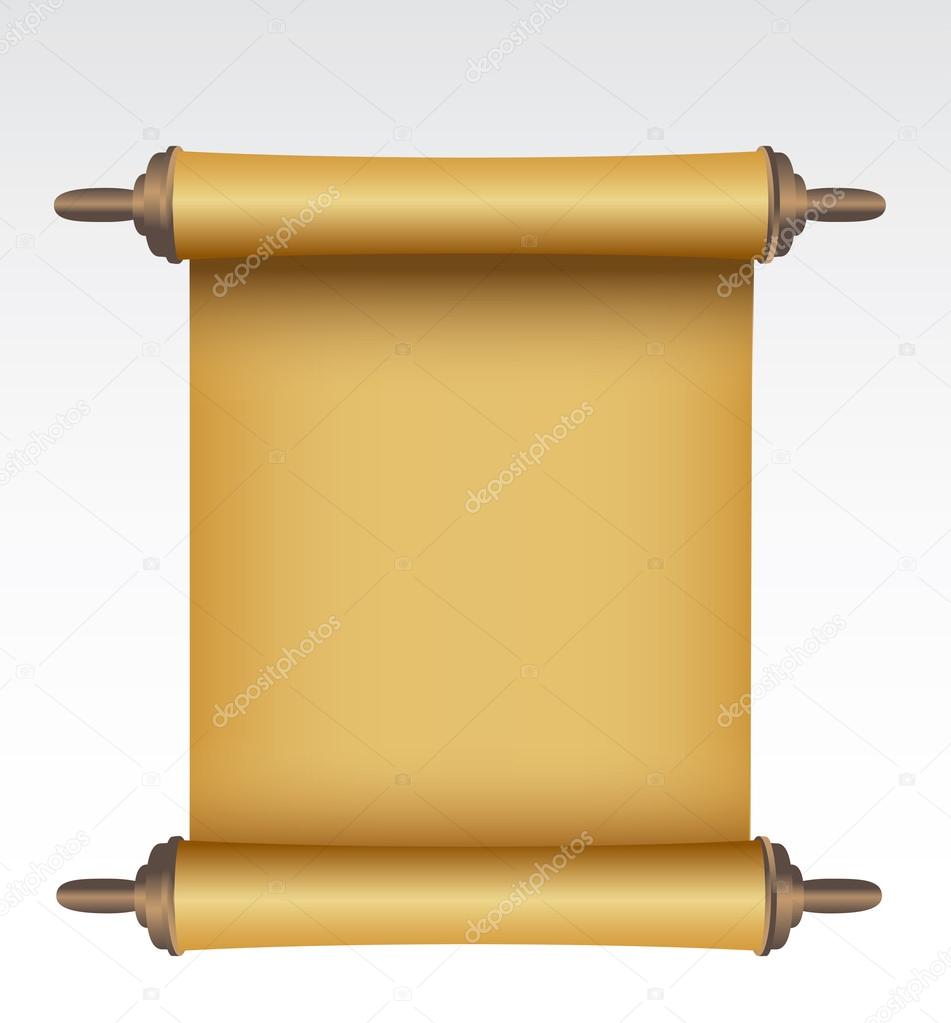 Old Scroll Paper Illustration Stock Illustration - Download Image Now -  Adhesive Tape, Ancient, Antique - iStock