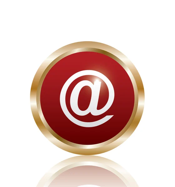 E-mail ikona znak — Wektor stockowy