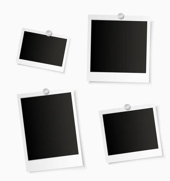 Empty photo frames — Stock Vector