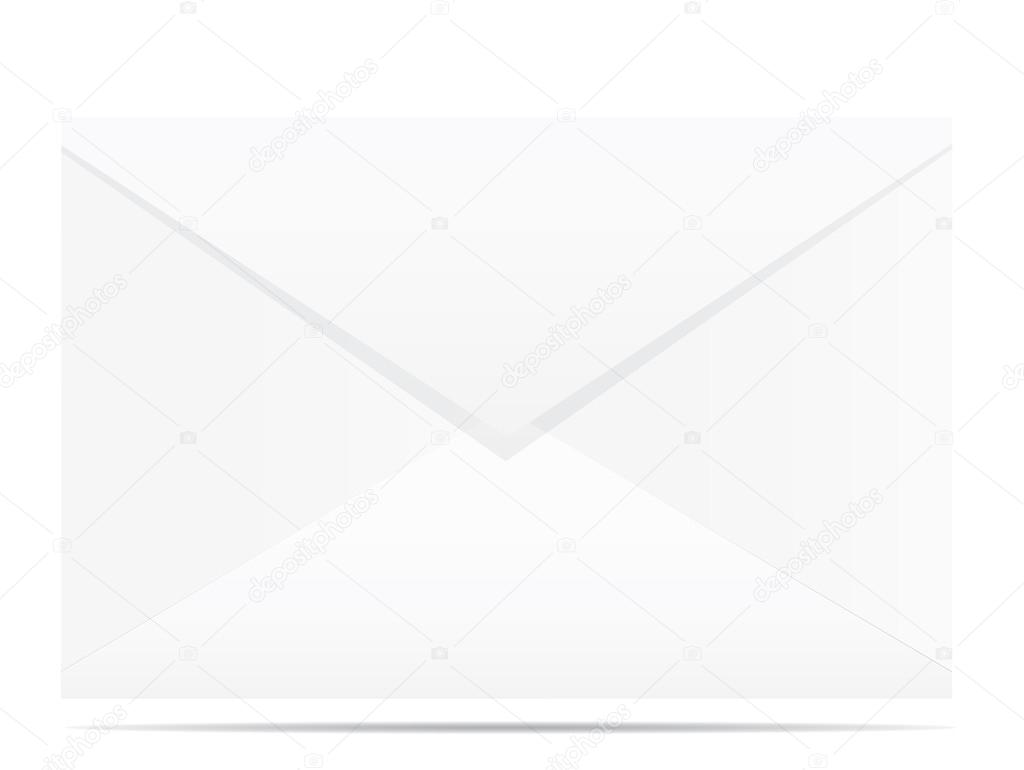 Blank white  Envelope