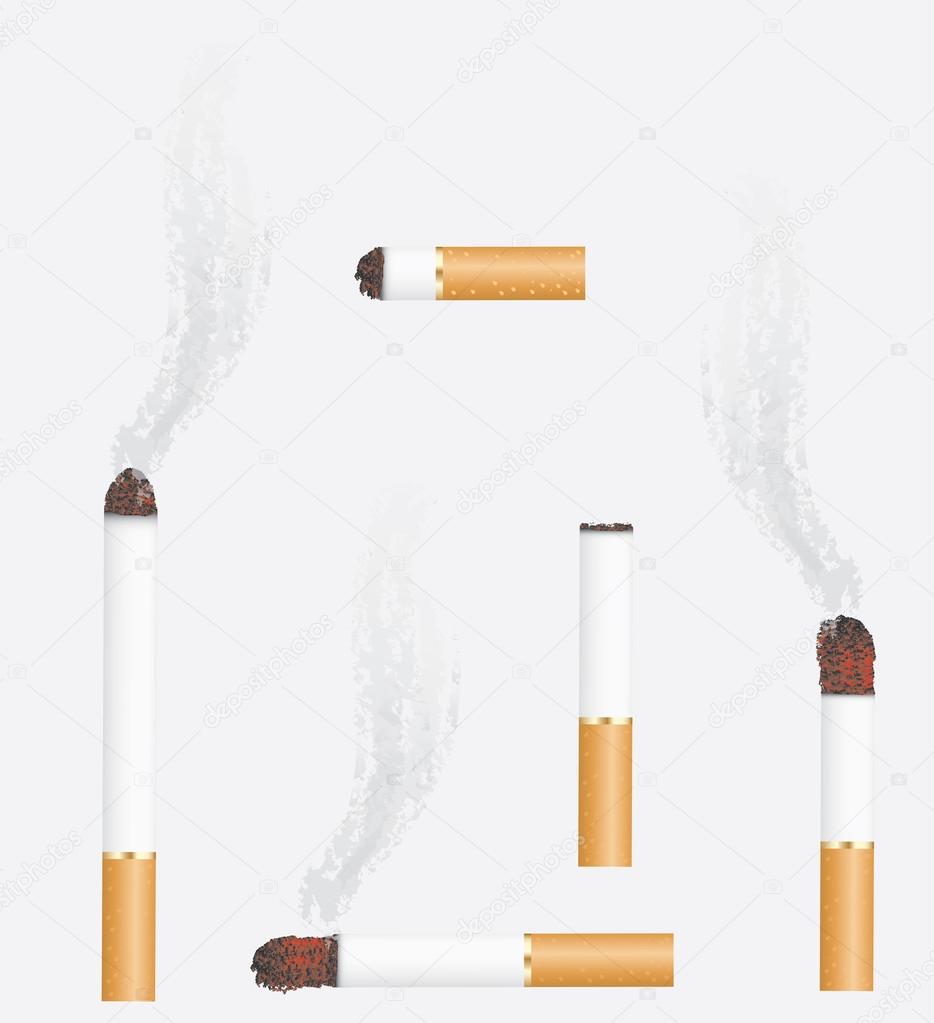 Realistic Cigarettes set