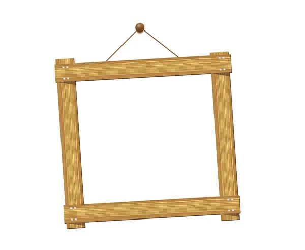 basit ahşap çerçeve