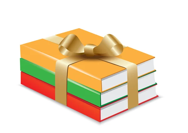 Renkli kitap yığını