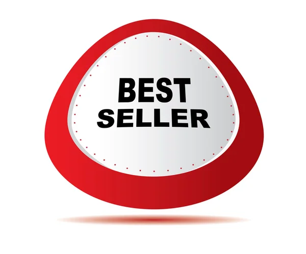 Etiqueta del best seller — Vector de stock