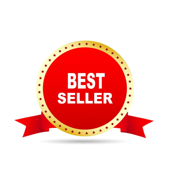 Etiqueta del best seller — Vector de stock