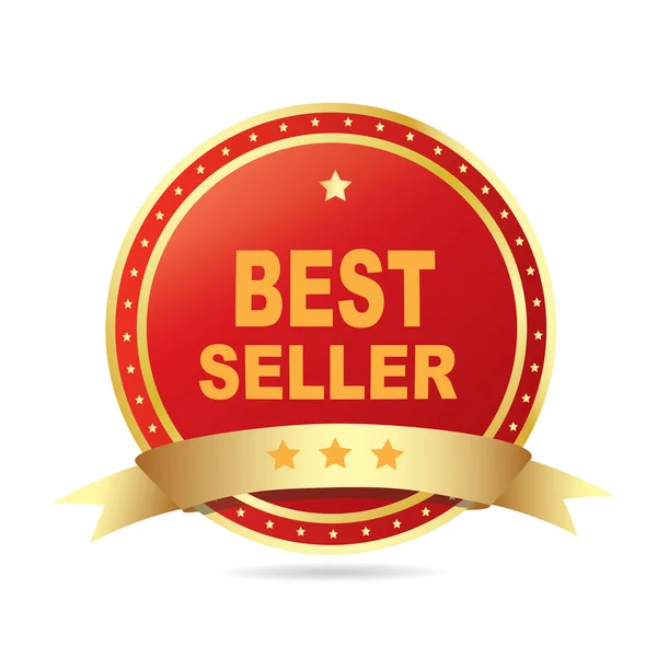 Etiqueta del best seller — Vector de stock