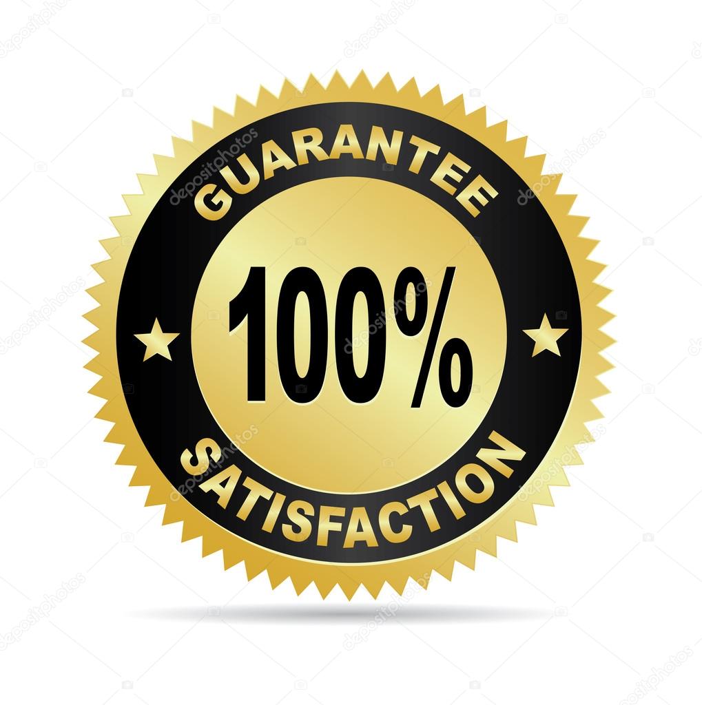 Label - Satisfaction guarantee