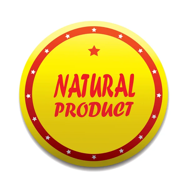 Etichetta per prodotti naturali — Vettoriale Stock