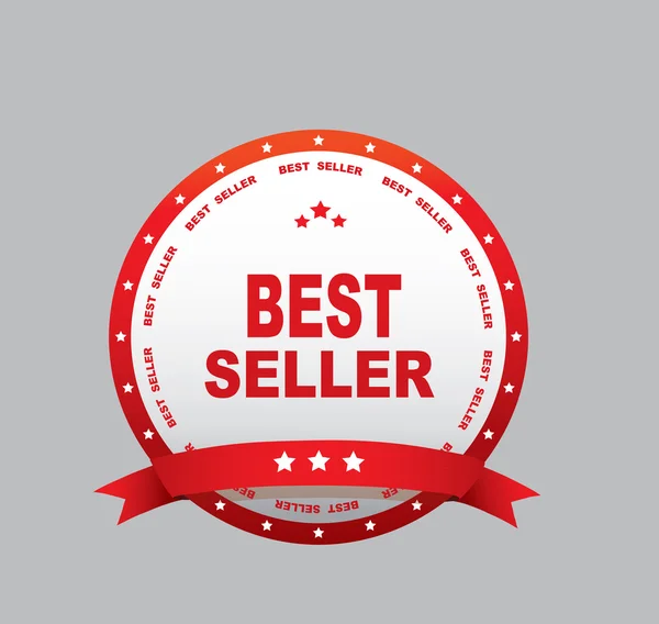 Etiqueta del best seller — Vector de stock