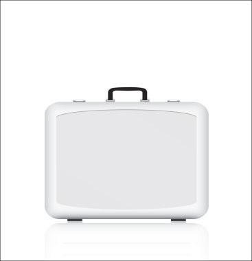 Gerçekçi gümüş çanta