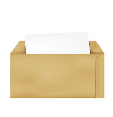 eski kahverengi zarf