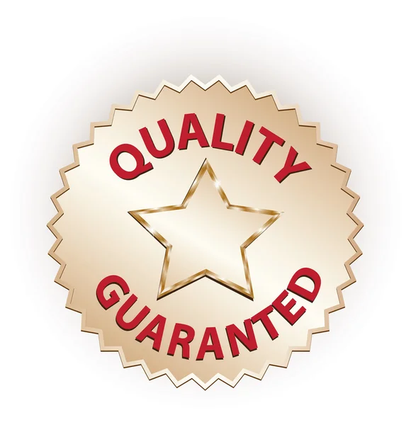 Garantie und Qualitätssiegel — Stockvektor