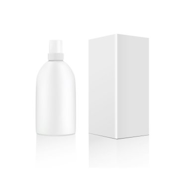 Beyaz kozmetik kapları