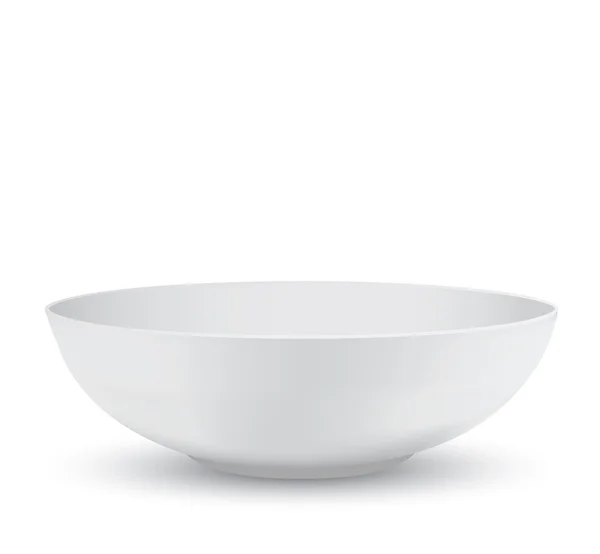 White small Bowl — Stockový vektor