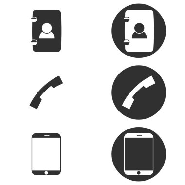 Merdivenlerdeki telefon temasında nesneler kümesi