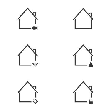 Akıllı ev temasında nesneler kümesi
