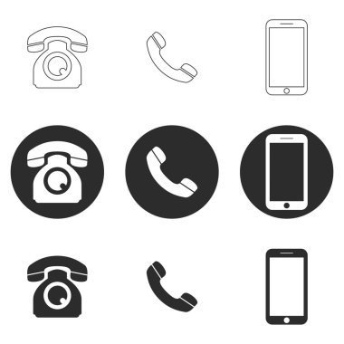 Telefon temasında nesneler kümesi