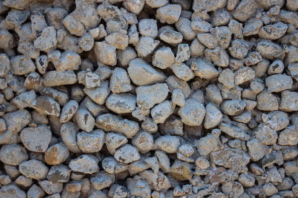 Textura Hormigón Con Piedras Grandes Pequeñas Contexto — Foto de Stock