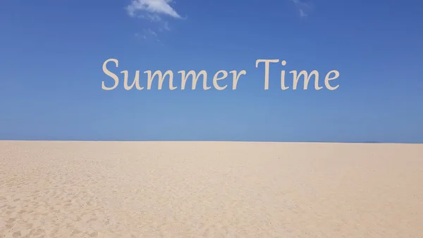 Summer Time Beach — Stock Photo, Image