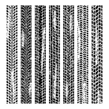 Lastik parça grunge tasarım.