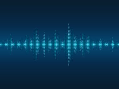 soyut ses dalgaları.