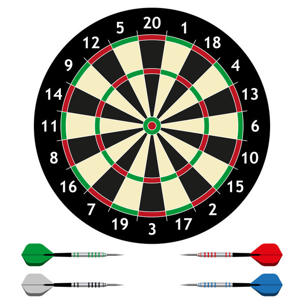 дартс с дартс.