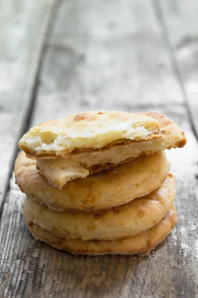 Galletas caseras. Fotos sobre fondo de madera —  Fotos de Stock