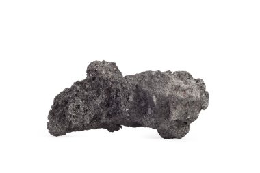 beyaz zemin üzerine kok kömür