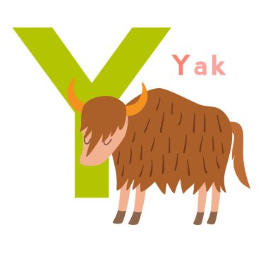 Y letter. English alphabet