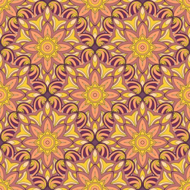 Dekoratif yuvarlak seamless modeli