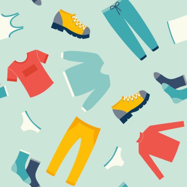 Erkek giyimi seamless modeli