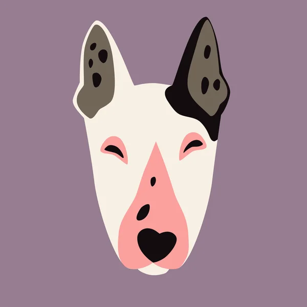 Bulyteryer ícone cão raça — Vetor de Stock