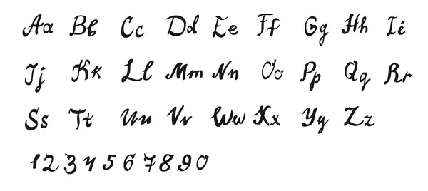 Ensemble des lettres de l'alphabet — Image vectorielle