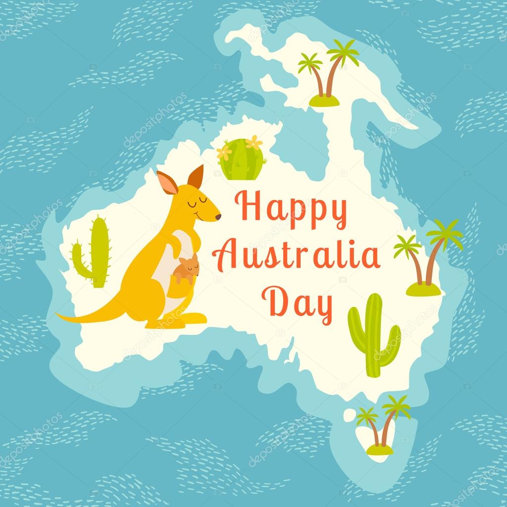 Australia Day background