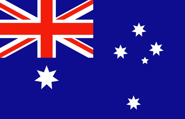 Illustration du drapeau de l'Australie — Image vectorielle