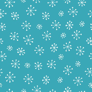 Kusursuz vektör çizim şekli, yeni yıl kar taneleri.