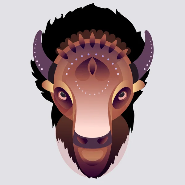 Buffalo - illustration vectorielle — Image vectorielle
