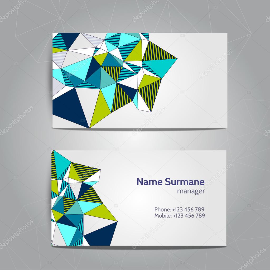 Business card template