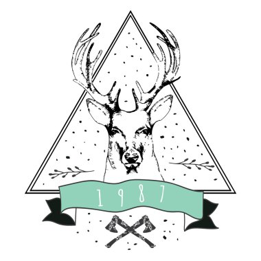 geyik baş logo