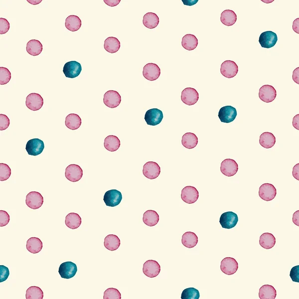 Watercolor dotted pattern — Stock Vector