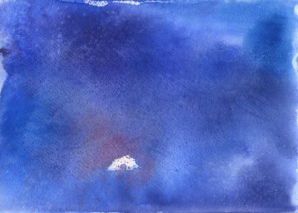 Abstrait fond bleu aquarelle. Arrière-plan spatial — Photo