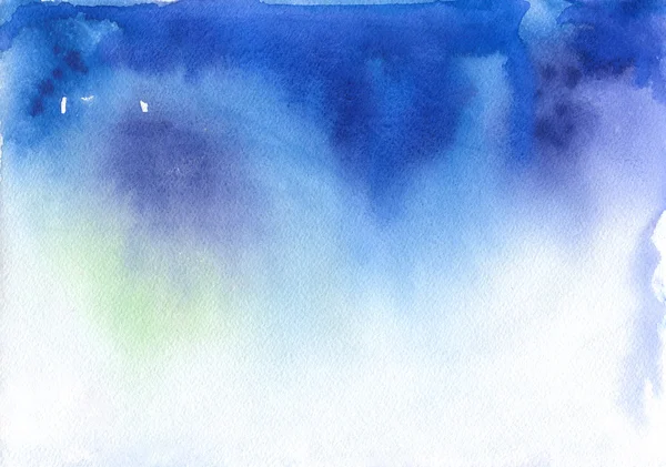 Abstrait fond bleu aquarelle. Arrière-plan spatial — Photo