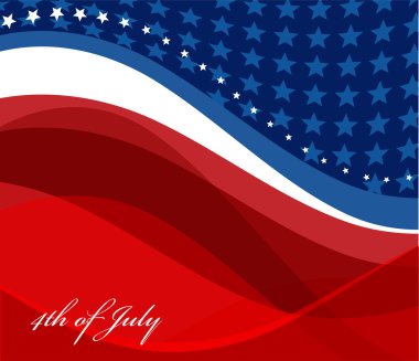 Amerikan bayrağının vektör görüntüsü