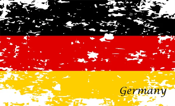 Vector flag of Germany — Stock Vector