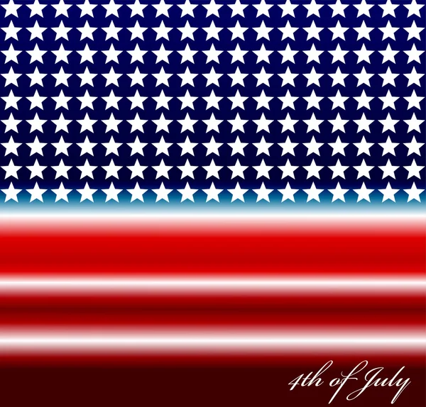 Immagine vettoriale della bandiera americana — Vettoriale Stock