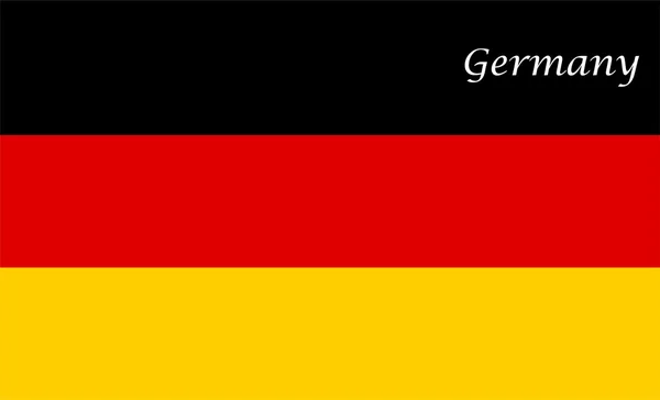 Vektor flagga Tyskland Stockillustration